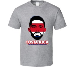 Giancarlo Gonzalez Costa Rica Flag Big Head Fifa World Cup Fan T Shirt