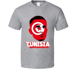 Ali Maaloul Tunisia Flag Big Head Fifa World Cup Fan T Shirt