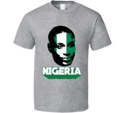 Odion Ighalo Nigeria Flag Head Fifa World Cup Fan T Shirt