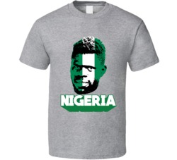 Francis Uzoho Nigeria Flag Head Fifa World Cup Fan T Shirt