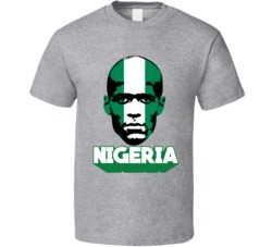 William Troost Ekong Nigeria Flag Head Fifa World Cup Fan T Shirt