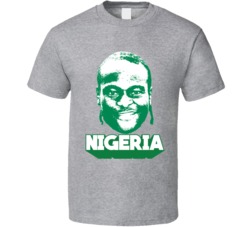Victor Moses Nigeria Flag Head Fifa World Cup Fan T Shirt