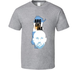 Javier Mascherano Argentina World Cup Fifa Pride T Shirt Javier Mascherano Argentina World Cup Fifa Pride T Shirt
