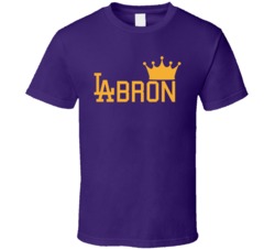 La Labron Lebron Los Angles Crown Basketball Fan T Shirt La Labron Lebron Los Angles Crown Basketball Fan T Shirt