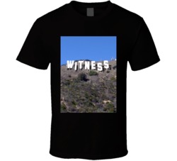 Lebron James Witness La Basketball Hollywood Hills Sign Parody Fan T S Lebron James Witness La Basketball Hollywood Hills Sign Parody Fan T S