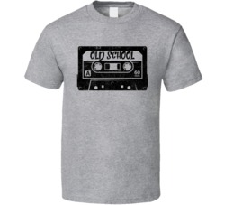 Old School Casette Tape Vintage Distressed T Shirt Old School Casette Tape Vintage Distressed T Shirt