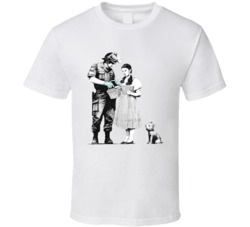 Dorothy Police Search Banksy Street Art Graffiti Painting Poster Fan T Dorothy Police Search Banksy Street Art Graffiti Painting Poster Fan T