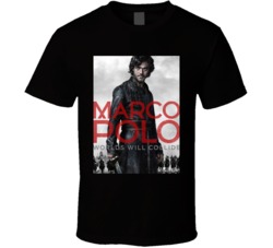 Marco Polo Worlds Will Collide Poster Netflix Original Fan T Shirt