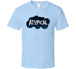 Atypical Logo Cloud Netflix Original Fan T Shirt