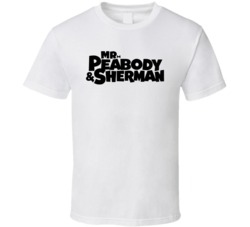 Mr Peabody And Sherman Logo Netflix Original Fan T Shirt Mr Peabody And Sherman Logo Netflix Original Fan T Shirt