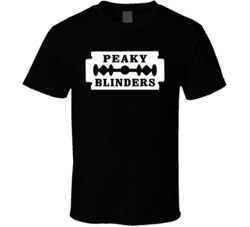 Peaky Blinders Razor Tv Bbc Logo Fan T Shirt