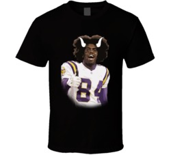 Randy Moss Horns Football Wide Receiver Sports Fan T Shirt Randy Moss Horns Football Wide Receiver Sports Fan T Shirt