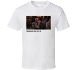 S02e19 The One Where Eddie Won't Go Friends Tv Show Fan T Shirt
