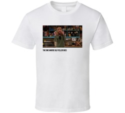 S02e20 The One Where Old Yeller Dies Friends Tv Show Fan T Shirt