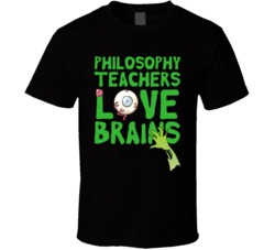 Philosophy Teachers Love Brains School Halloween Spooky Zombie T Shirt Philosophy Teachers Love Brains School Halloween Spooky Zombie T Shirt