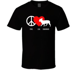 Peace Love Chihuahua Dog Owner Puppy Fan T Shirt