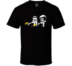 Minions Pulp Fiction Movie Funny Adult Parody T Shirt Minions Pulp Fiction Movie Funny Adult Parody T Shirt