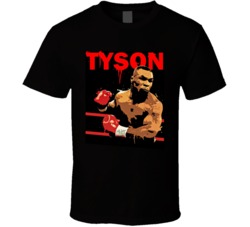 Mike Tyson Fighter Paint Style T Shirt Mike Tyson Fighter Paint Style T Shirt