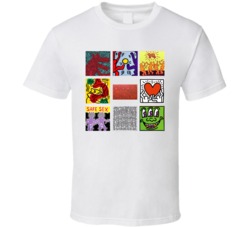 Keith Haring Art Paintings Cute Trendy Artsy T Shirt Keith Haring Art Paintings Cute Trendy Artsy T Shirt