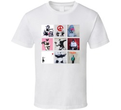 Banksy Art Paintings Cute Trendy Artsy T Shirt Banksy Art Paintings Cute Trendy Artsy T Shirt