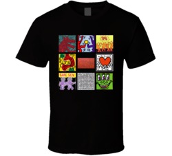Keith Haring Art Paintings Trendy Artsy T Shirt Keith Haring Art Paintings Trendy Artsy T Shirt