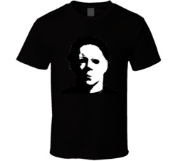 Michael Myers Silhouette Spooky Halloween T Shirt