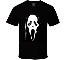 Scream Silhouette Spooky Halloween T Shirt