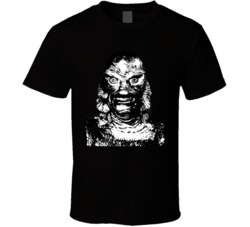 Creature From Black Lagoon Silhouette Spooky Halloween T Shirt
