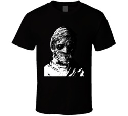 Mummy Silhouette Spooky Halloween T Shirt