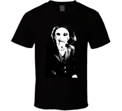Jigsaw Silhouette Spooky Halloween T Shirt