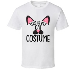 This Is My Cat Costume Halloween T Shirt
