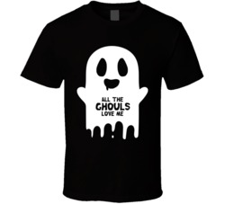All The Ghouls Love Me Cute Ghost Halloween T Shirt