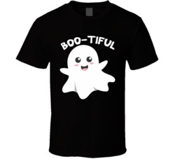 Bootiful Beautiful Cute Halloween Ghost T Shirt