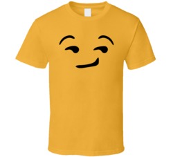 Smirk Emoji Halloween Costume T Shirt