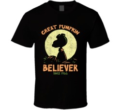 Great Pumpkin Believer Since 1966 Charlie Brown Snoopy Halloween T Shi Great Pumpkin Believer Since 1966 Charlie Brown Snoopy Halloween T Shi
