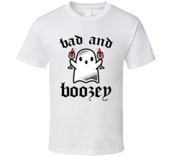 Bad And Boozey Cute Funny Halloween T Shirt