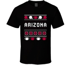 Arizona Football Ugly Christmas Sweater 8bit Pixel Art Fan T Shirt