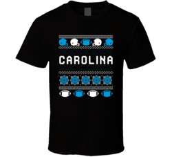 Carolina Football Ugly Christmas Sweater 8bit Pixel Art Fan T Shirt