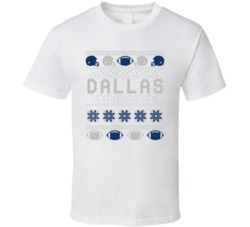 Dallas Football Ugly Christmas Sweater 8bit Pixel Art Fan T Shirt