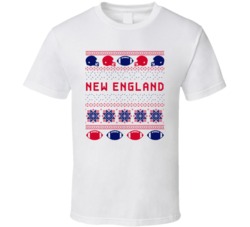 New England Football Ugly Christmas Sweater 8bit Pixel Art Fan T Shirt