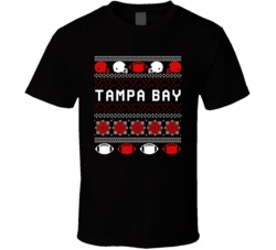 Tampa Bay Football Ugly Christmas Sweater 8bit Pixel Art Fan T Shirt