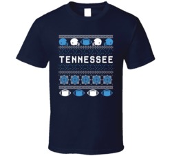 Tennessee Football Ugly Christmas Sweater 8bit Pixel Art Fan T Shirt