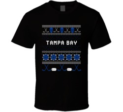 Tampa Bay Hockey Ugly Sweater 8bit Pixel Fan T Shirt
