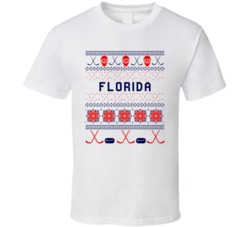 Florida Hockey Ugly Sweater 8bit Pixel Fan T Shirt