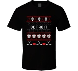 Detroit Hockey Ugly Sweater 8bit Pixel Fan T Shirt Detroit Hockey Ugly Sweater 8bit Pixel Fan T Shirt