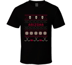 Arizona Hockey Ugly Sweater 8bit Pixel Fan T Shirt Arizona Hockey Ugly Sweater 8bit Pixel Fan T Shirt
