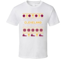 Cleveland Basketball Ugly Sweater 8bbit Pixel Art T Shirt Cleveland Basketball Ugly Sweater 8bbit Pixel Art T Shirt