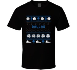 Dallas Basketball Ugly Sweater 8bbit Pixel Art T Shirt Dallas Basketball Ugly Sweater 8bbit Pixel Art T Shirt