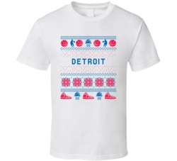 Detroit Basketball Ugly Sweater 8bbit Pixel Art T Shirt Detroit Basketball Ugly Sweater 8bbit Pixel Art T Shirt