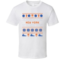 New York Basketball Ugly Sweater 8bbit Pixel Art T Shirt New York Basketball Ugly Sweater 8bbit Pixel Art T Shirt